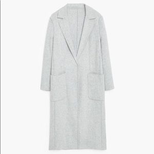 Gray wool coat